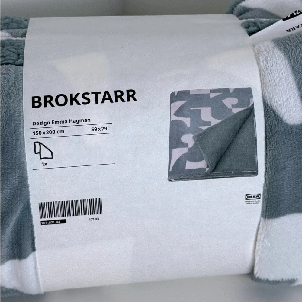 IKEA brokstarr throw